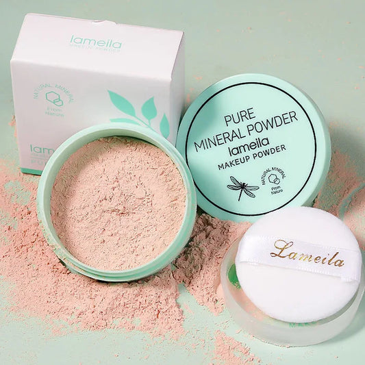 Makeup Loose Powder | Oil-Control, Waterproof Matte Setting Powder for Long-Lasting Finish