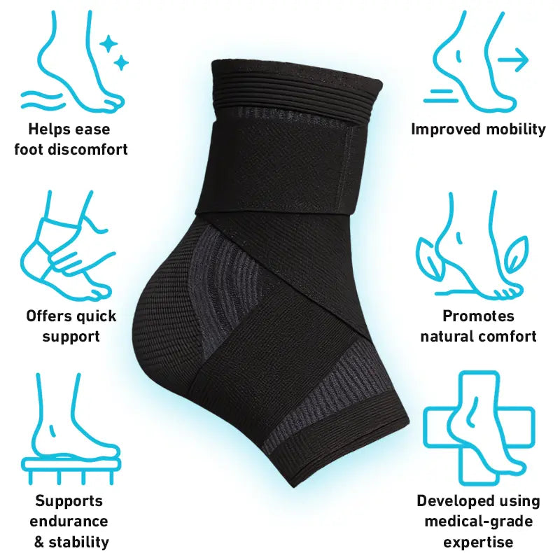 Casio London plantar fasciitis foot sleeve for heel pain relief and support