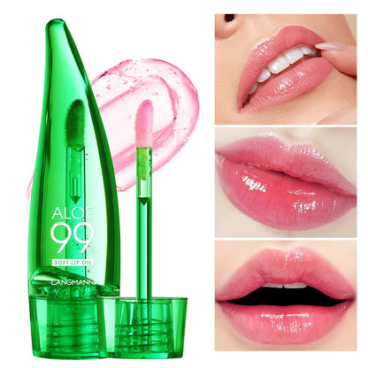 Aloe Vera Lip Oil | Hydrating Long-Lasting Lip Gloss