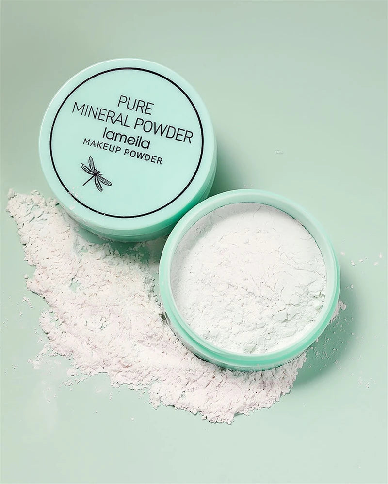 Makeup Loose Powder | Oil-Control, Waterproof Matte Setting Powder for Long-Lasting Finish